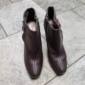 Kenneth Cole Reaction Brown High-Heeled Bootie